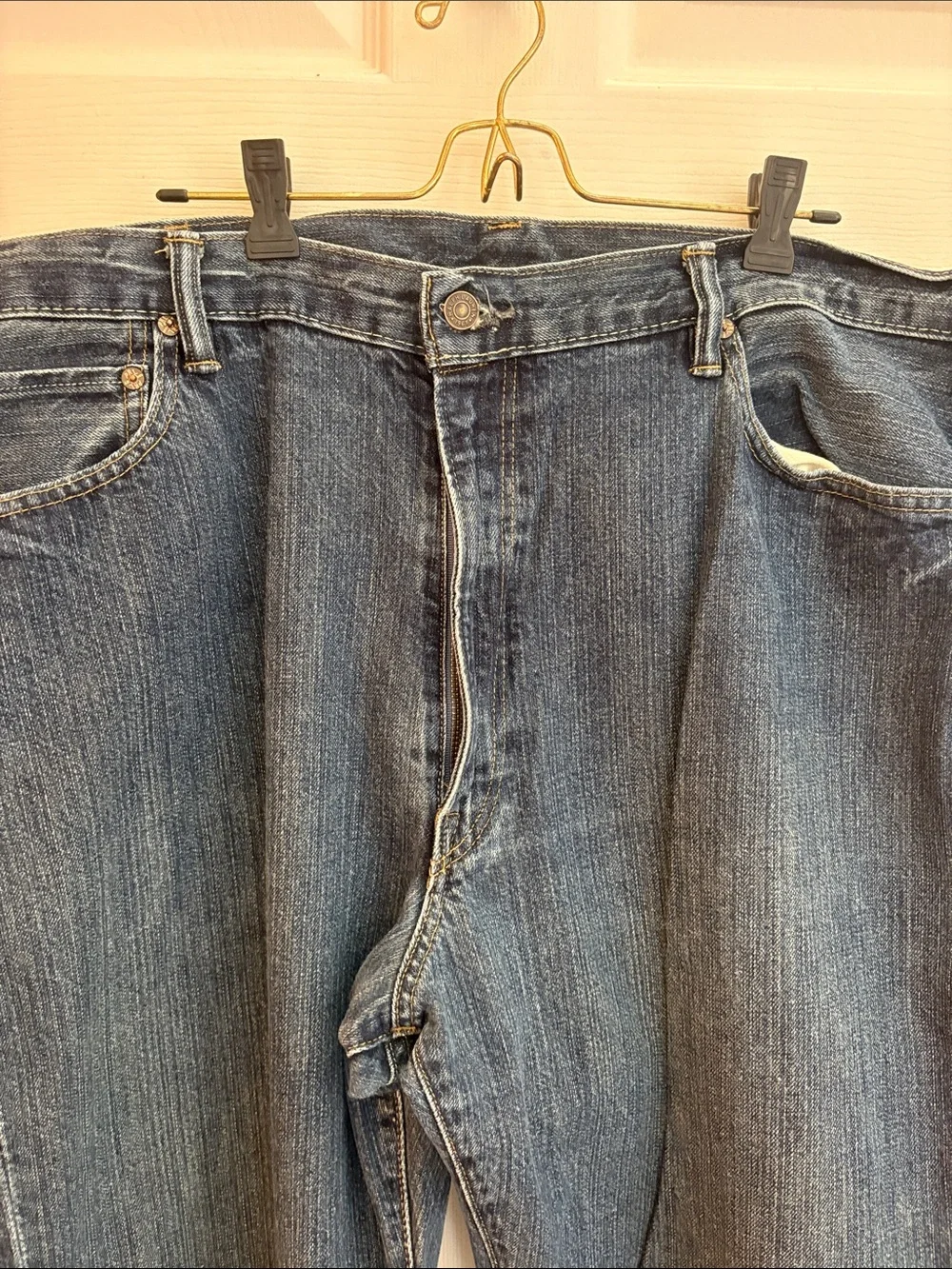 Polo Ralph Lauren RL Straight-Leg Dark Blue Denim Jeans men’s 42 x 36